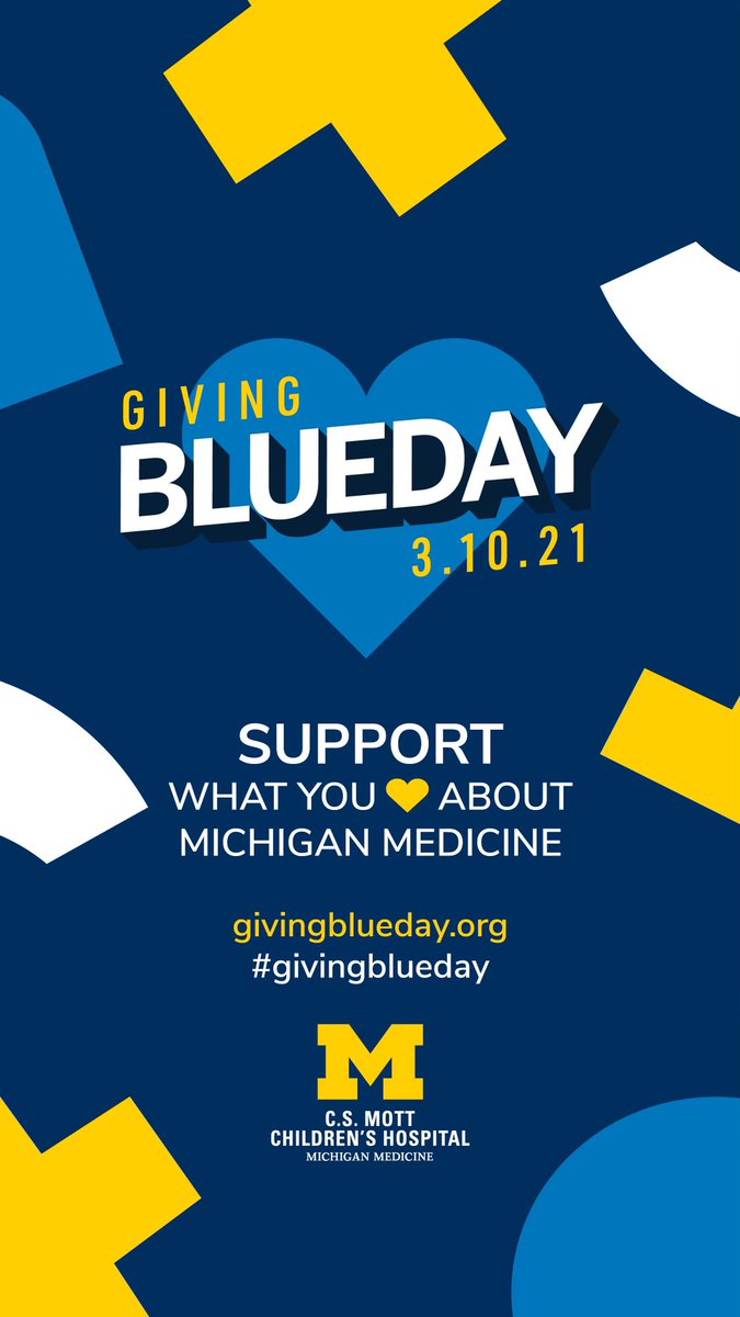 Today is #GivingBlueday! Help support the Charles Woodson Clinical Research Fund at @mottchildren and provide new hope for families with sick children everywhere. All gifts will be matched dollar-for-dollar up to $13,201! victors.us/WoodsonGBD2021