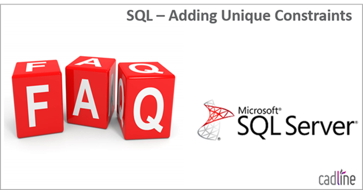 DynamicMaps's tweet photo. SQL – Adding Unique Constraints

Question: I would like to enforce unique values in my #SQL #Table. Is this possible and how is it best to do it?

Answer: https://t.co/cmCe9WhkzE https://t.co/n7jtojjiaZ