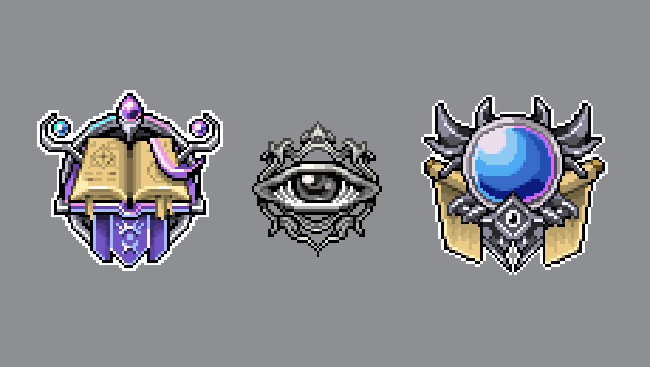 andregraph's tweet photo. Recently commissioned icons for Verdict ✨

#pixelart #gamedev #indiedev #ドット絵 https://t.co/sXOY1eii41