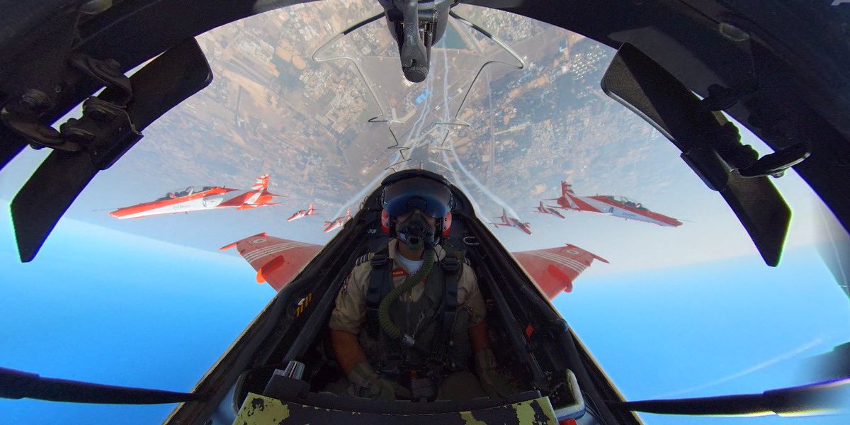 Suryakiran_IAF's tweet image. The office window with a view ....... and a perspective.