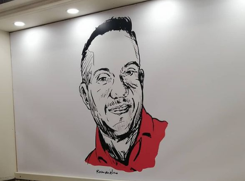 #Foggia Francesco Traiano, nel bar di famiglia rivive la sua immagine. L'opera realizzata da Umberto Romaniello foggiacittaaperta.it/news/read/bar-… <a href="/UmbRomaniello/">Umberto Romaniello</a>