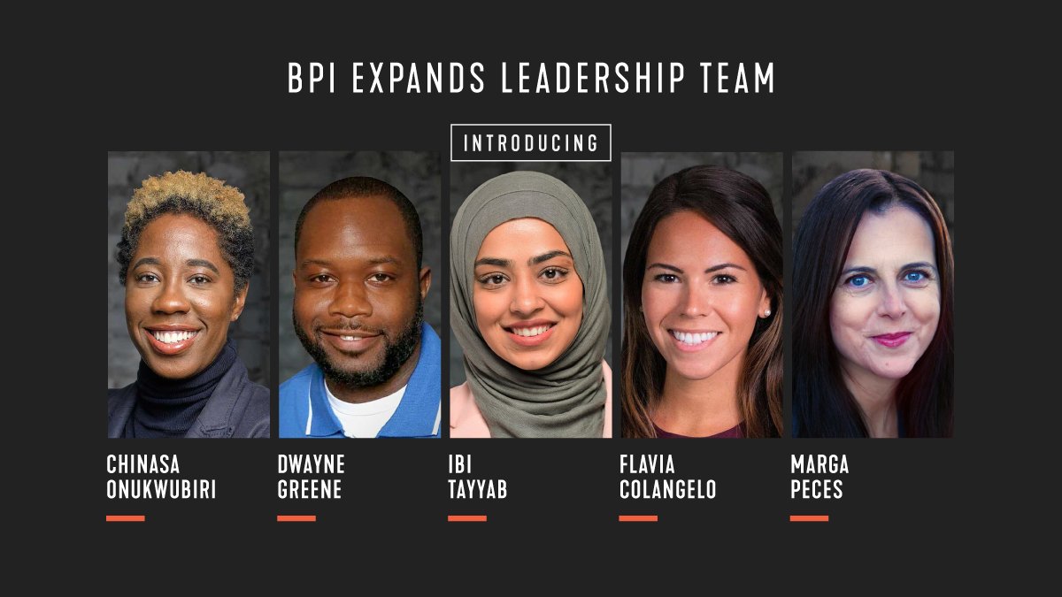 BPIMedia's tweet photo. As seen in @playbookdc this morning - we're thrilled to be expanding our leadership team, adding more expertise in research, messaging, creative design, earned media and client services. Welcome @chinystweets, @LDGreene, Ibi Tayyab, @FlaviaColangelo and @MargaPeces! https://t.co/SWOkv4OZHk