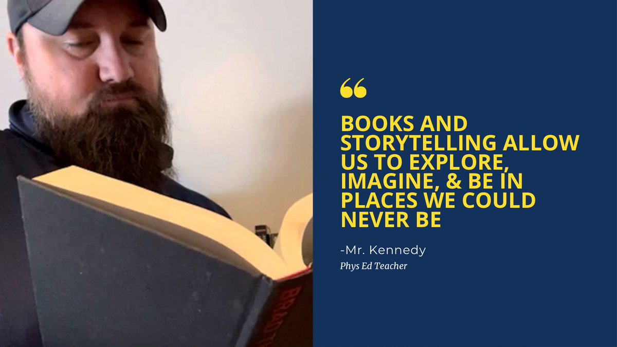 MrsMainero's tweet photo. Books and storytelling allow us to explore and imagine! Tune in to hear Mr. Kennedy share his #BecauseOfBooks story. π₯ https://t.co/l2RQfxny93
#MarchIsReadingMonth #RCSReaders @RCSVirtual @rochcommschools https://t.co/xyMBZS8LCt
