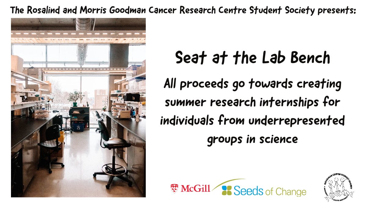 GCI Student Society (@gcss_gci) on Twitter photo Today is #mcgill24 !!! We are raising money to provide summer research internships to individuals from underrepresented groups in science. When you give today, your donation will be matched and amplified!
@McGillGCRC <a href="/McGillAlumni/">McGill Alumni</a> <a href="/McGillMed/">McGill Medicine and Health Sciences</a> Today is #mcgill24 !!! We are raising money to provide summer research internships to individuals from underrepresented groups in science. When you give today, your donation will be matched and amplified!
@McGillGCRC <a href="/McGillAlumni/">McGill Alumni</a> <a href="/McGillMed/">McGill Medicine and Health Sciences</a>