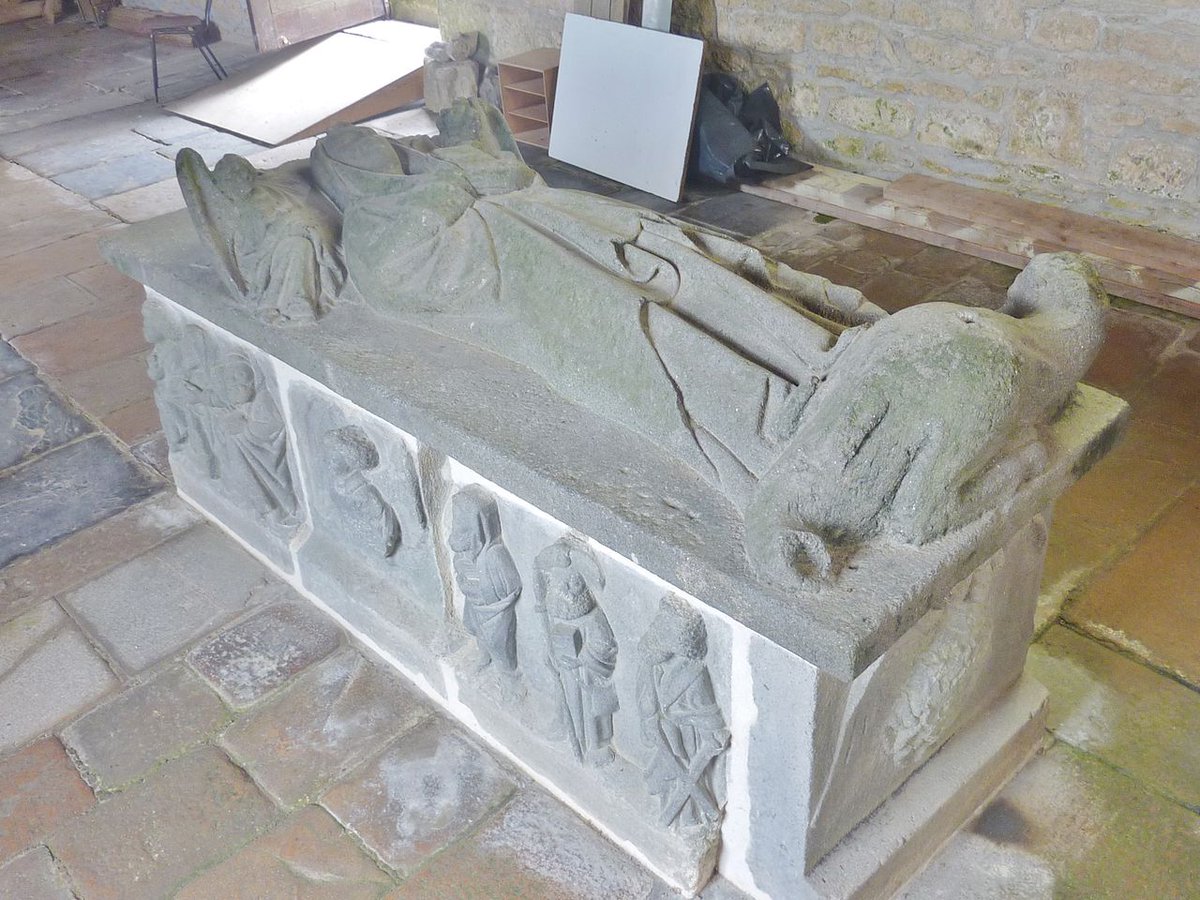 StDavCathLib's tweet photo. Tomb of #StNon mother of #DewiSant #StDavid in #Dirinon #Brittany
#WomeninChurches hour #tomb #France #IWD https://t.co/eQ6lBBbVJu