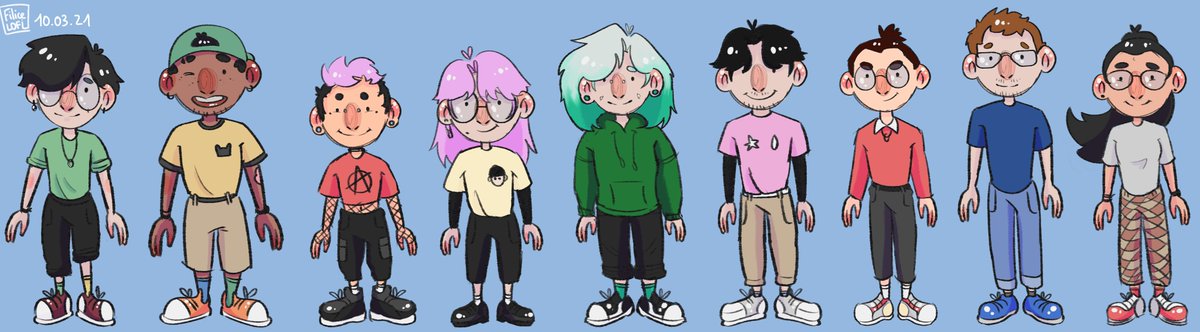 yeomeek's tweet photo. J'ai dessiné mes copains copines 🤍
J'aime bien ce style, j'pense l'exploiter davantage et probablement dessiner d'autres personnes et faire des petites bandes dessinées !
#CommuArtFR https://t.co/XCg2Q0MS31