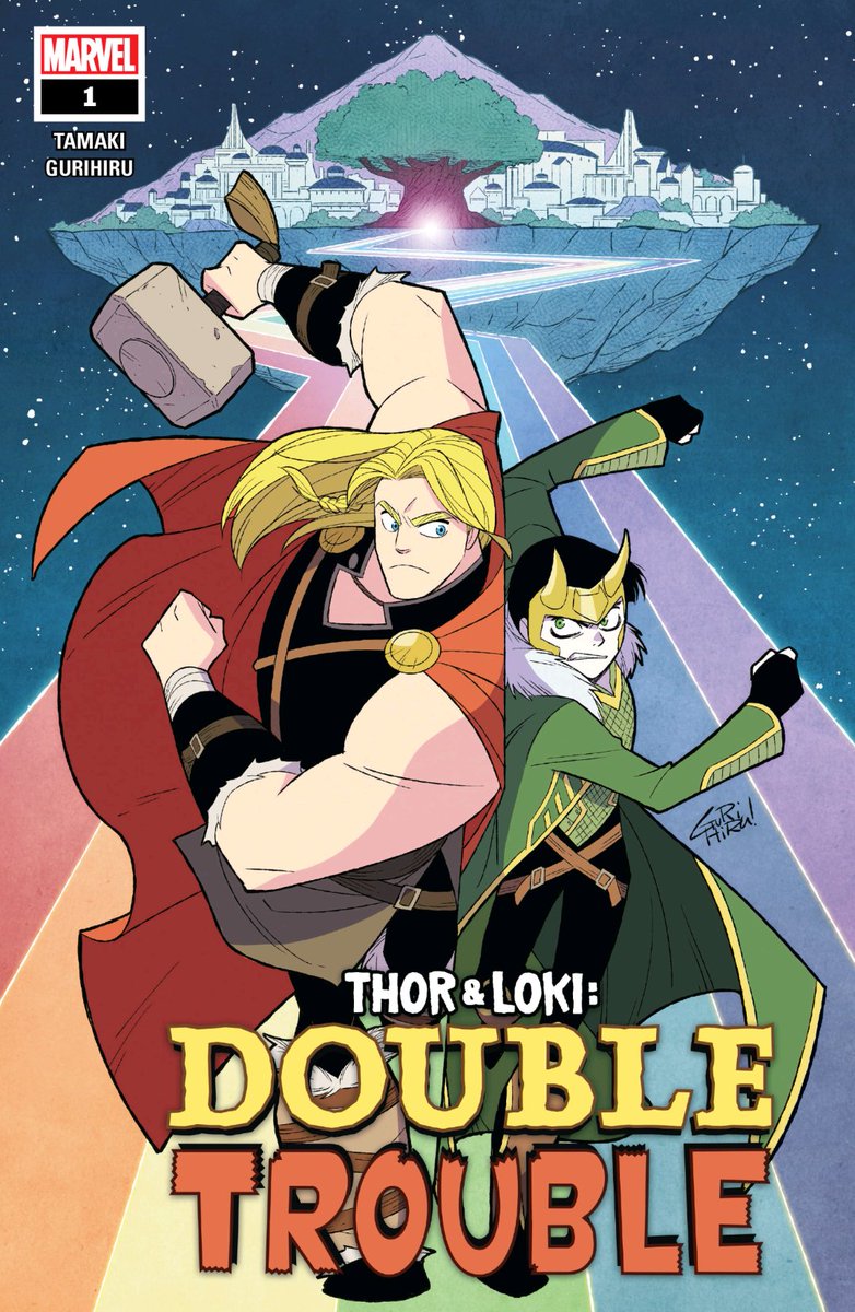 #ncbdspoilers I got exactly what I wanted out of Thor & Loki: Double Trouble #1. My two faves spending an entire issue fighting with each other and doing goofy shit. Is it a bit too 'kids book' sometimes? Yeah, but it's whimsical and fun, and the art is killer. https://t.co/5J1MZsBm45