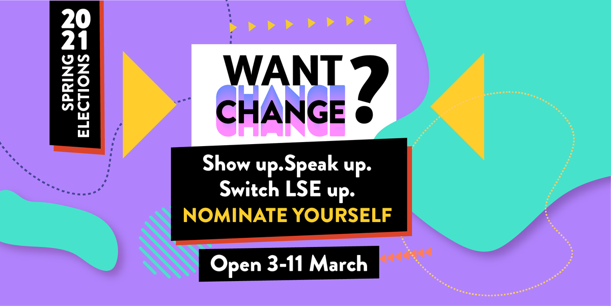 lsesu's tweet photo. Standing for election is exciting, but it can be daunting. If you’re worried or confused about the process, don’t worry, you're not alone! We’ve busted some of the most common myths and misconceptions that students have about running 🧐
https://t.co/47hcs8dE49 #lsesuelects https://t.co/Z1bRbhlvkS