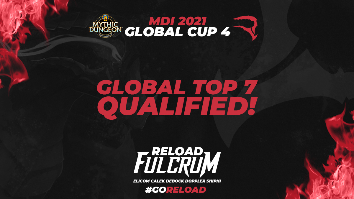 🔥 HILO MDI CUP 4

@Reload_Fulcrum se clasifica como 7º equipo para la última copa de esta temporada de MDI.

Os esperamos el viernes en el stream de @Bloodlust_io para animar a nuestros jugadores, que lo han dado todo en su primera temporada.

#GoReload