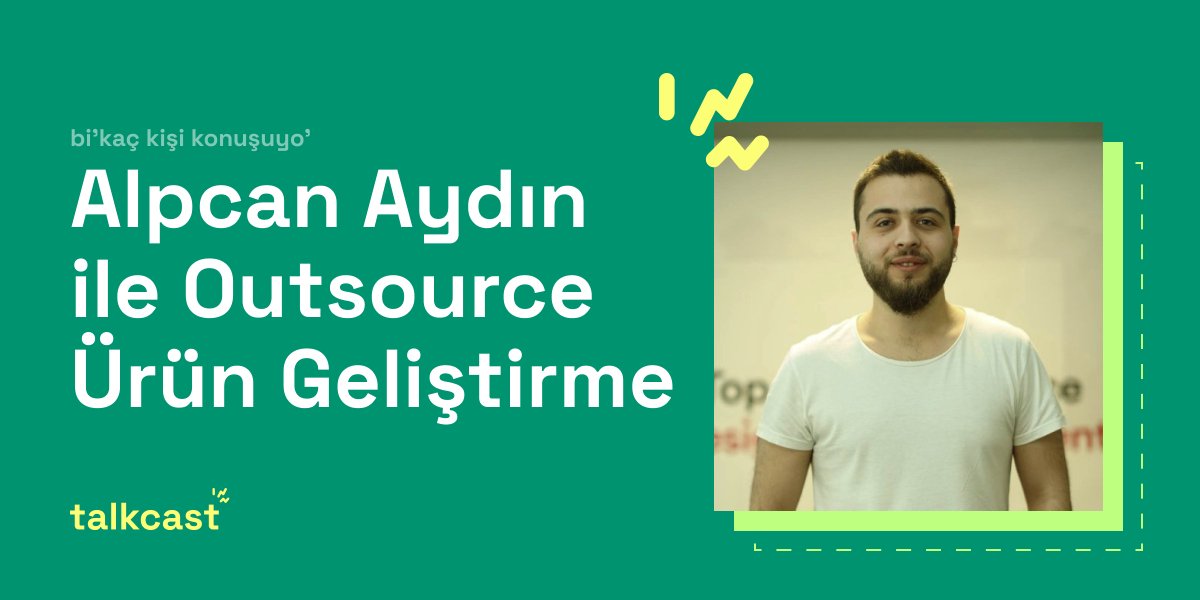 Yeni Bölüm! 🎉 Bu bölümde Atölye15 <a href="/Atolye15/">Atolye15</a> CTO'su Alpcan Aydın <a href="/alpcanaydin/">Alpcan Aydın</a> ile Outsource Ürün Geliştirme üzerine konuştuk. Hemen dinlemek için, 👉 open.spotify.com/episode/5UPgXT…