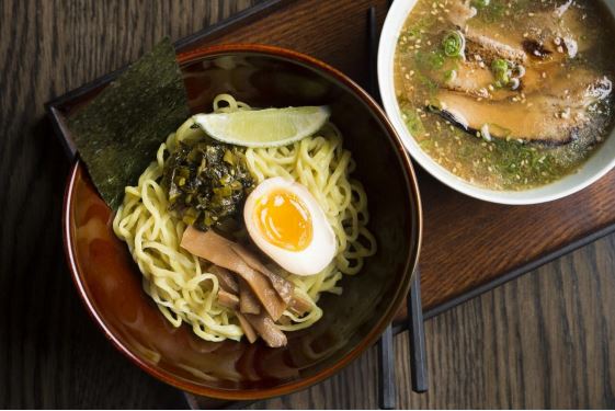 momosanramen's tweet photo. Tsukemen is a different type of ramen. Instead of the noodles hanging out in the broth, you keep them separate until you're ready for each bite. Then you dip the noodles &amp; toppings into the broth &amp; enjoy the mingling of the flavors. Available every day takeout/delivery. https://t.co/Lnx8sdfUb6