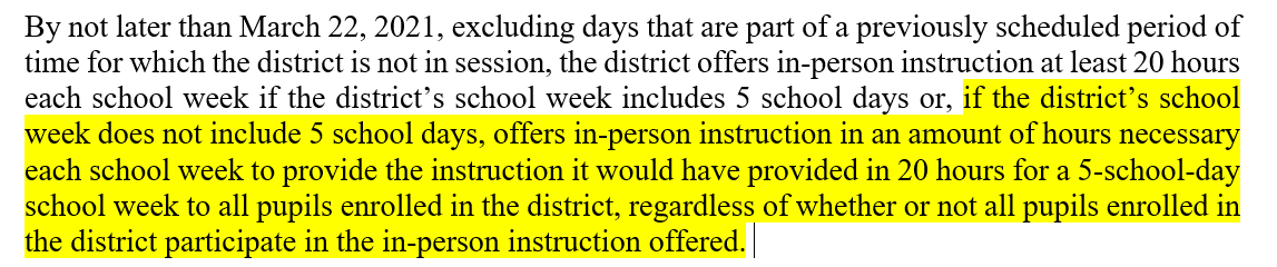 tdelpier's tweet photo. I understand that legislation is technical and by its nature can be difficult to read, but come on. To whoever wrote this: why? Why did you not spend the 10 min it would have taken to make this not completely ambiguous? #mileg #MichiganEd https://t.co/OrVioilgeB