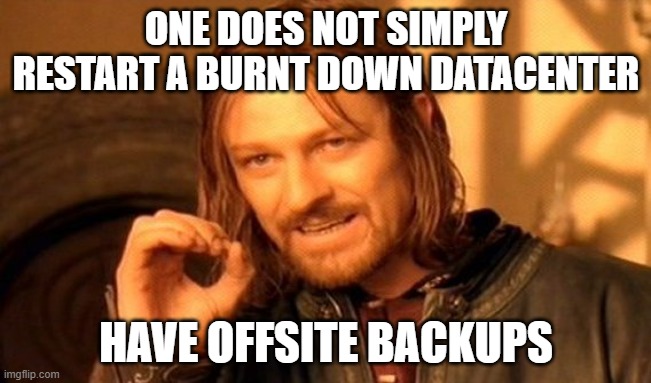 UnityGaming_DE's tweet image. Dear #OVH customers... it&apos;s time to talk about why offsite backups are a great idea.