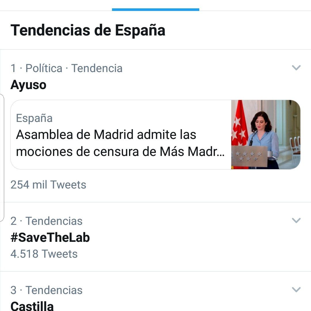 SaveTheLab's tweet image. Esto es lo que hace una comunidad a la que le importa una cultura libre y sin brechas de genero. TT en España por encima de la politica.

LA CULTURA LIBRE GANA A LA POLITICA!!! 💪🏼❤

#DefiendoMedialabPrado #MediaLab #SaveTheLab
