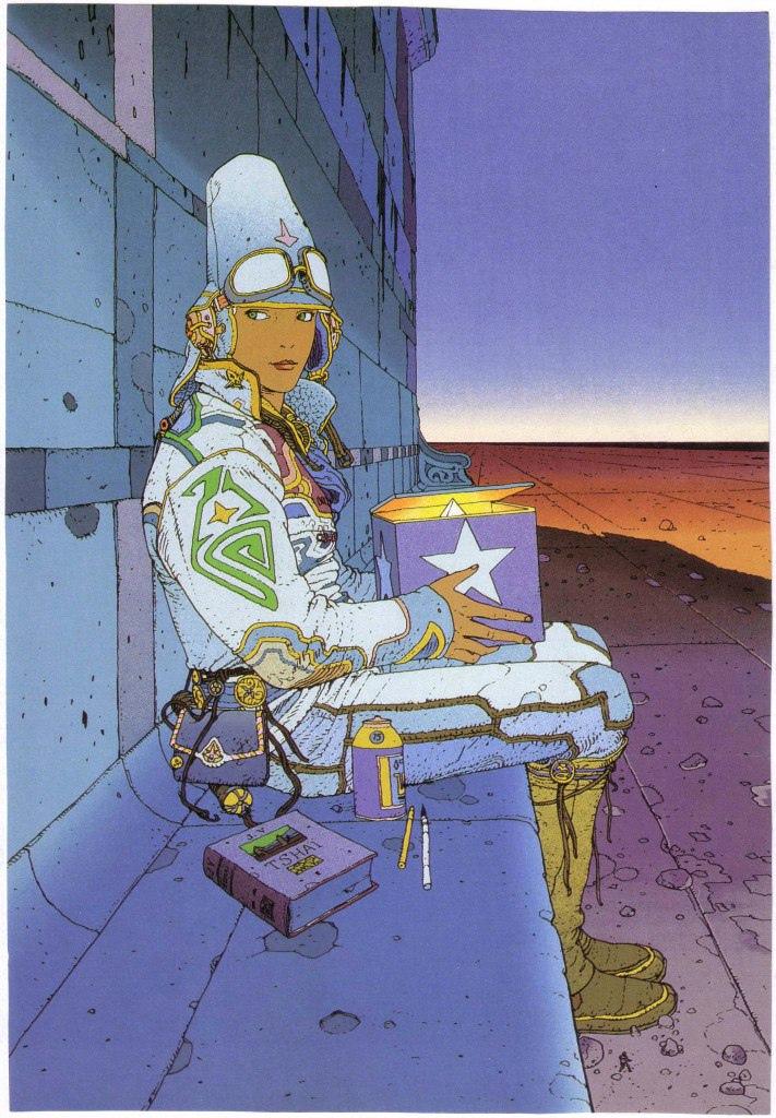 Moebius is probably the artist who influenced me the most. 
There were many of them. But his ability to make the complex simple impressed me forever. 
Very intelligent, very sincere and phantasmagoric. 