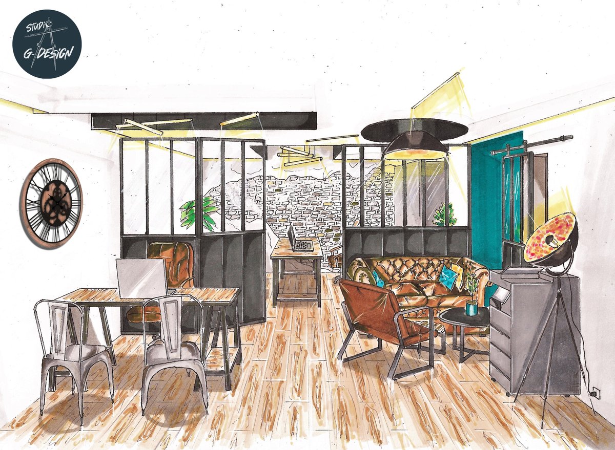 GregDesign33's tweet image. Réaménagement d'un Bureau Commercial
#dessin #drawings #drawingoftheday #archi #interiordesign #interior #interiorarchitecture #moderndesign #homedecor #homedecoration #homedesign #luxury #luxurydesign #homedecor #contemporaryart #3d #Perspective #industriel