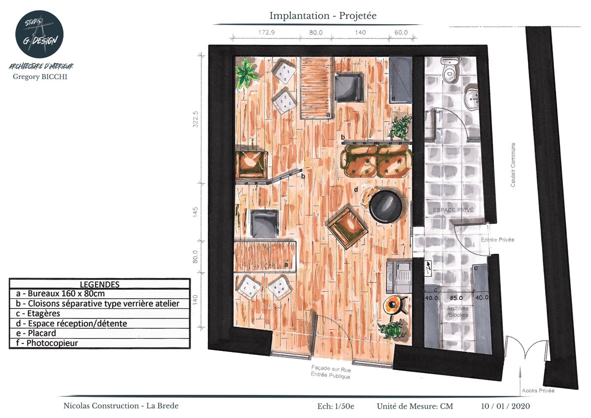 GregDesign33's tweet image. Réaménagement d'un Bureau Commercial
#dessin #drawings #drawingoftheday #archi #interiordesign #interior #interiorarchitecture #moderndesign #homedecor #homedecoration #homedesign #luxury #luxurydesign #homedecor #contemporaryart #3d #Perspective #industriel