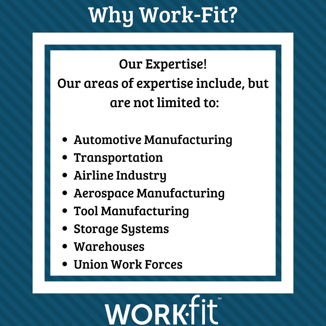 Work__Fit's tweet image. Athletic trainers aren't just for traditional athletes, we cover industrial athletes too! #MakeHealthPersonal #NATM2021 #EssentialToHealthcare #AthleticTrainers #IndustrialAthlete #InjuryPreventionSpecialist