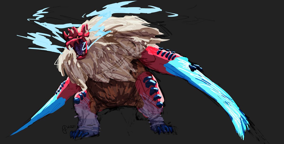 Goss Harag rough sketch