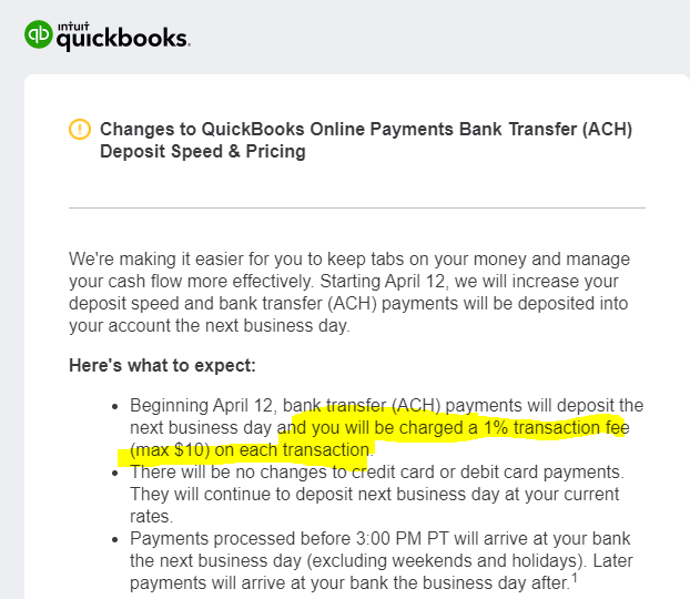 @QuickBooks I guess after months of ignoring your marketing you just decided to force this extra fee on everyone. Because why not squeeze more blood out of small businesses during a global pandemic. #VultureCapitalism