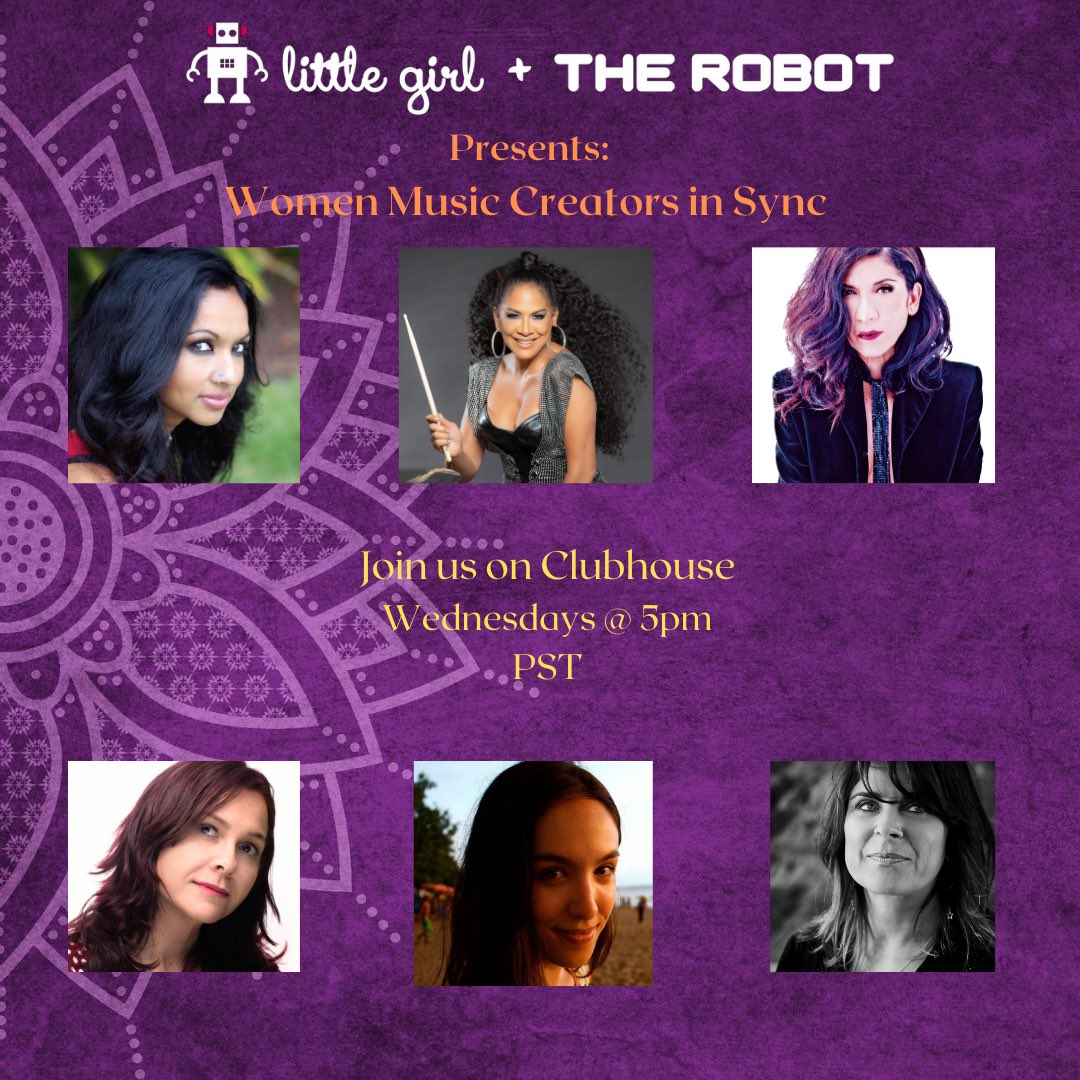 Happy #WCW! Join us today @ 5pm PST as we continue our celebration of Women’s History Month w our weekly clubhouse event!

W Special Guests 
<a href="/SheilaEdrummer/">SheilaEdrummer</a>, <a href="/SussanDeyhim/">Sussan Deyhim</a>, 
<a href="/GinggerShankar/">Gingger Shankar</a>,
<a href="/staciamagg/">Anastacia Maggioncalda</a>, <a href="/alicencatron/">Alicen Schneider</a> 
&amp; <a href="/erinpod/">Erin Cook</a>! 

#clubhouse #clubhouseevent #womenshistorymonth