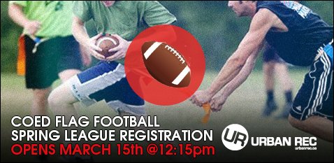 UrbanRecOK's tweet photo. Did you know? Have you heard? Flag Football league registration opens next week in the Okanagan!

https://t.co/YSVrklOFYY

#urbanrecok #urbanrecokanagan #football #social #teammates #sportsmanship #spring #sports #kelowna #okanagan #adult #coed #leagues #westkelowna #friends https://t.co/2nFLnGxLFh