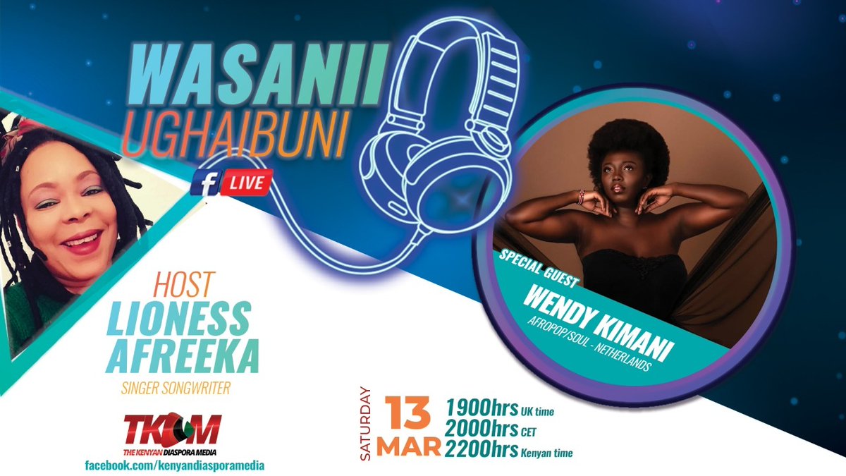 Mambo!!! I'll be on Wasanii Ughaibuni live on their Facebook page The Kenya Diaspora from 20:00hrs hosted by Lioness Afreeka . 

We talk all about my new brand, my new singles #Pagawisha and #Ilelove  🔥, life in Netherlands.

Tune in via: facebook.com/KenyanDiaspora… 📻❤