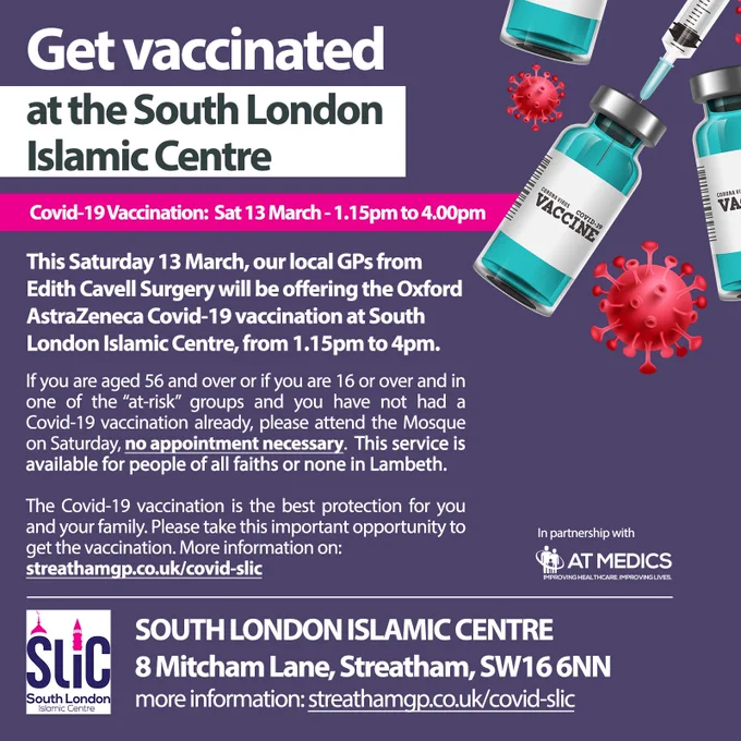 Image from SLIC (@SLICMOSQUE)