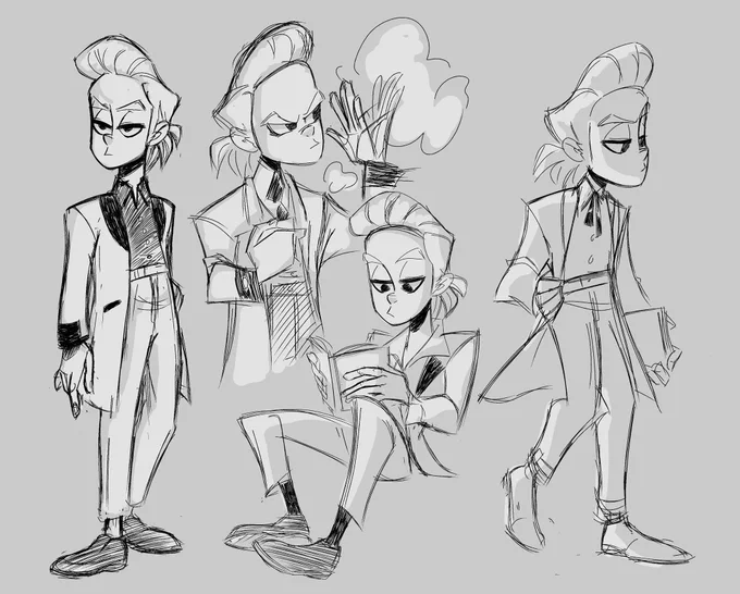 me aparecieron imágenes sobre el teddy boy y casi nunca dibujo a Xeno así que- 