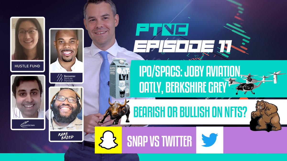 New Episode Out Now!
🗣️IPOs, NFTs, Emerging Markets &amp; How to Review S1

Ft. <a href="/dunkhippo33/">Elizabeth Yin 💛</a> <a href="/TheValuesVC/">Elliott Robinson</a> <a href="/MacConwell/">Mac The VC</a> <a href="/jaimalik/"></a> &amp; <a href="/CharlieNYC/">Charlie Stephens</a> 

Watch Here! youtu.be/C8DZFJbGrnE 
#investing #NFTs #IPO #VentureCapital