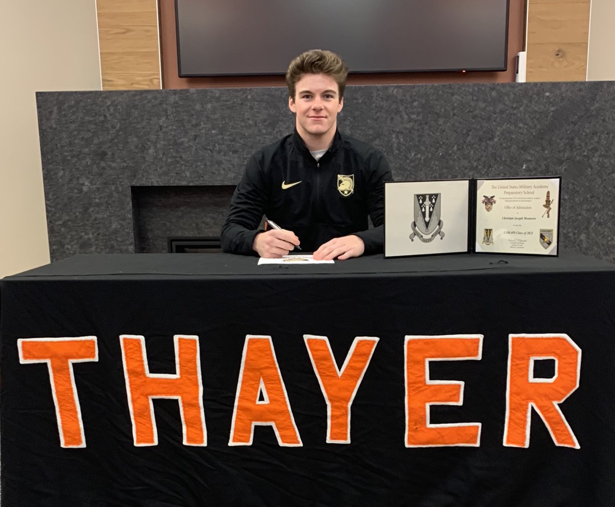 Congratulations to C.J. Monturio '21 who officially signed his NLI to play lacrosse at <a href="/GoArmyWestPoint/">ArmyWestPoint Sports</a>!