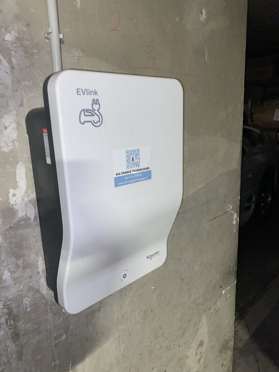 ALLCHARGETECH's tweet image. Une nouvelle installation de plus en copropriété