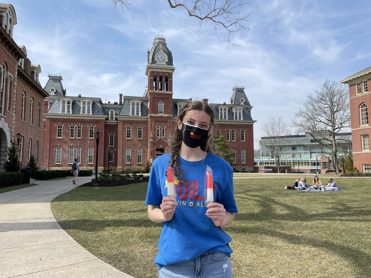 70° and sunny? We can’t ask for much more ... except for you to #VoteBuild in today’s election! 

Stop by and see us for a popsicle. 😋

Vote now ➡️ wvuengage.wvu.edu