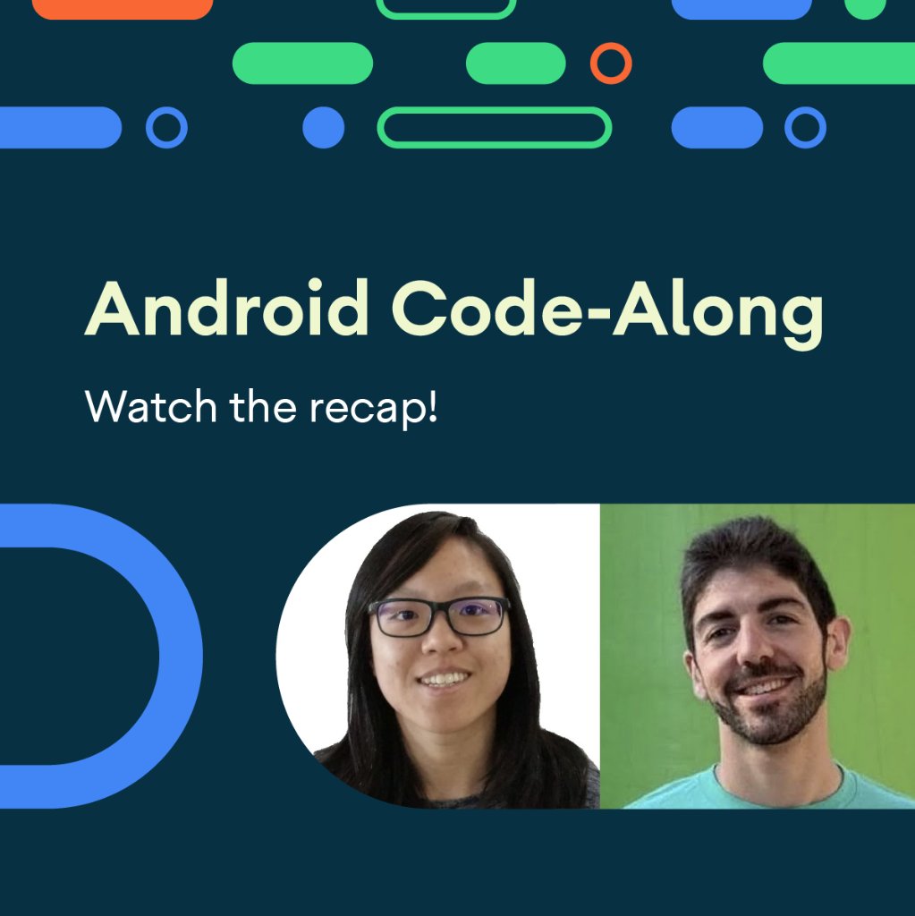 AndroidDev's tweet image. 🍿 Watch the recap of our FIRST #AndroidCodeAlong! 
 
See how @manuelvicnt and @calren24 hosted our real time coding session on #Kotlin coroutines → goo.gle/Code-Along-3