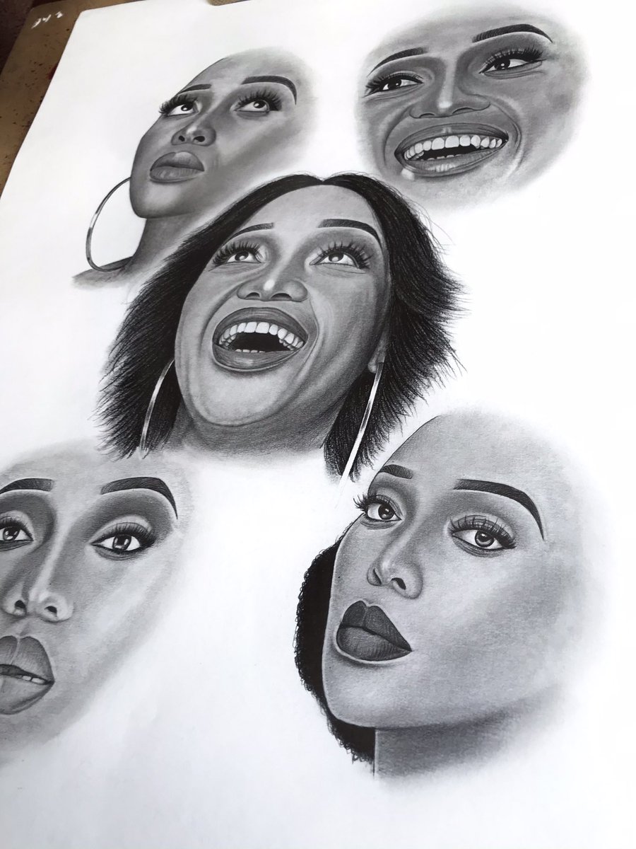ZukoDwesi's tweet photo. A drawing of @Thando_Thabethe , really enjoyed making this piece. Will appreciate every RT 🙏🏾❤️ https://t.co/qfSL5zX7gE
