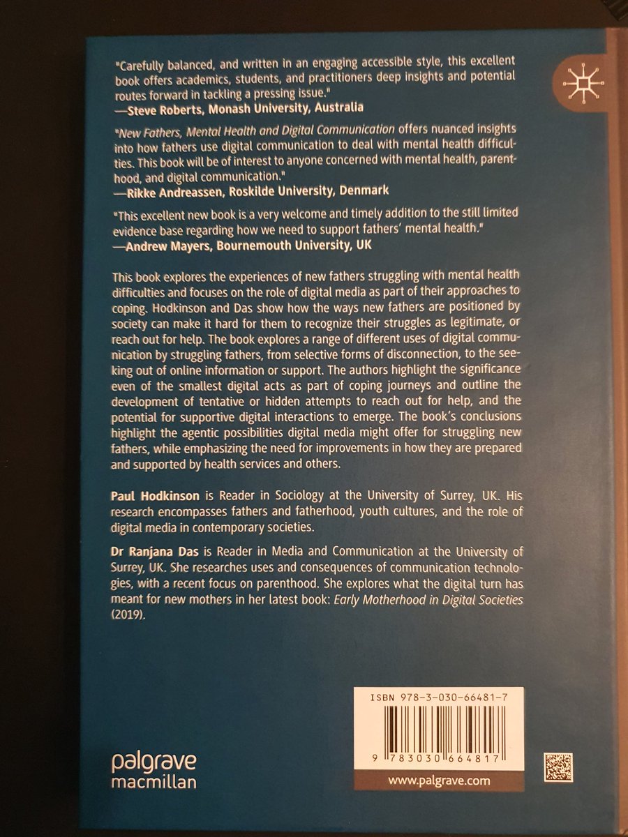 DrAndyMayers's tweet image. Proudly in receipt of this great @DrRanjanaDas @paul_hodkinson book now!
@MarkWilliamsFMH @dadmattersuk @MMHAlliance @PMHPUK @MentalPmha @MovemberUK @birth_better @bestbeginnings @dor_pip @DorsetMind