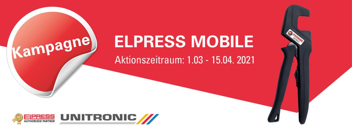 Professionelles Crimp-Werkzeug mit austauschbaren Matrizen für den Installateur oder Servicetechniker zum Aktionspreis! 
unitronic.de/kampagne-elpre…
#servicetechniker #installateur #werkzeug #elpress #Crimp #Werkzeug #unitronic #technik #aktionspreis