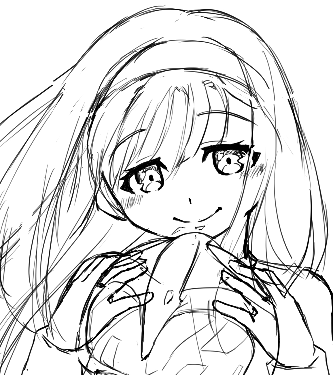 ミヅキ とある依頼イラストを急いで作業中 全員かわいい女の子戦士たちになってますように 私 ボブの女の子ってツボみたいです 三人の中で一番思い入れてたｗ この子達が誰なのか分かってくださった方はボクと握手 作業中 イラスト T Co
