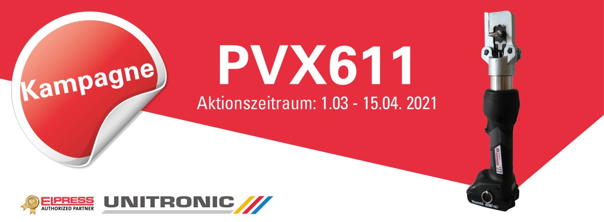 Die PVX611 ist auf höchste Mobilität und Zugänglichkeit im Inneren von Maschinen und Transformatoren ausgelegt, und diese erhalten Sie nun zu einem unschlagbaren Aktionspreis! unitronic.de/kampagne-elpre…
#pvx611 #elpress #werkzeug #kampagne #unitronic #technik