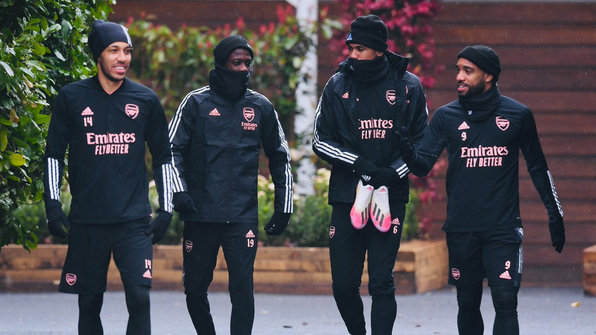 Arsenal's tweet photo. ✊ Reporting for duty

#UEL https://t.co/nbZ9sYtAGS