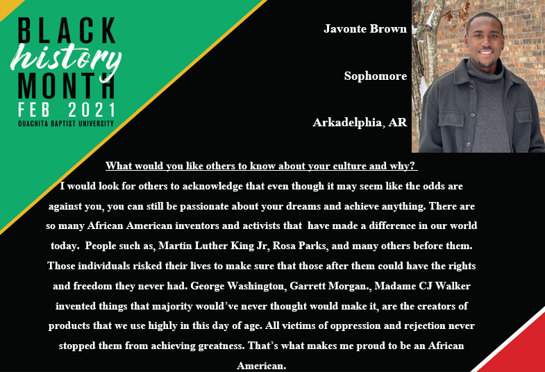 obu_msp's tweet photo. Multicultural Student Program celebrates Black History Month, by spotlighting students, staff, and alumni across campus. Thank you for celebrating last month with us. https://t.co/tgu7oVfE15
