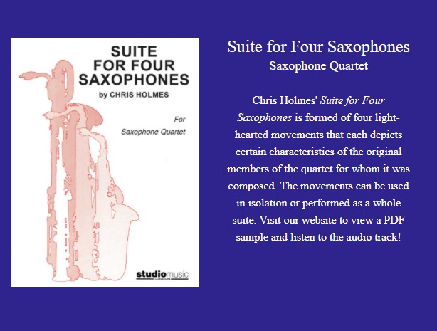 _StudioMusic's tweet image. We're excited to release these new Chris Holmes pieces for small ensembles!

studio-music.co.uk