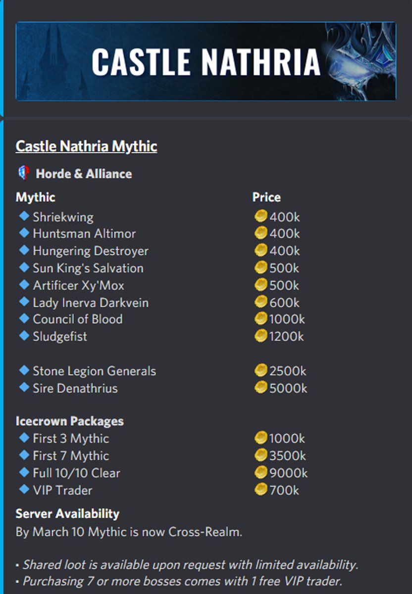 Icecrown Boosting Community Wowicecrown Twitter