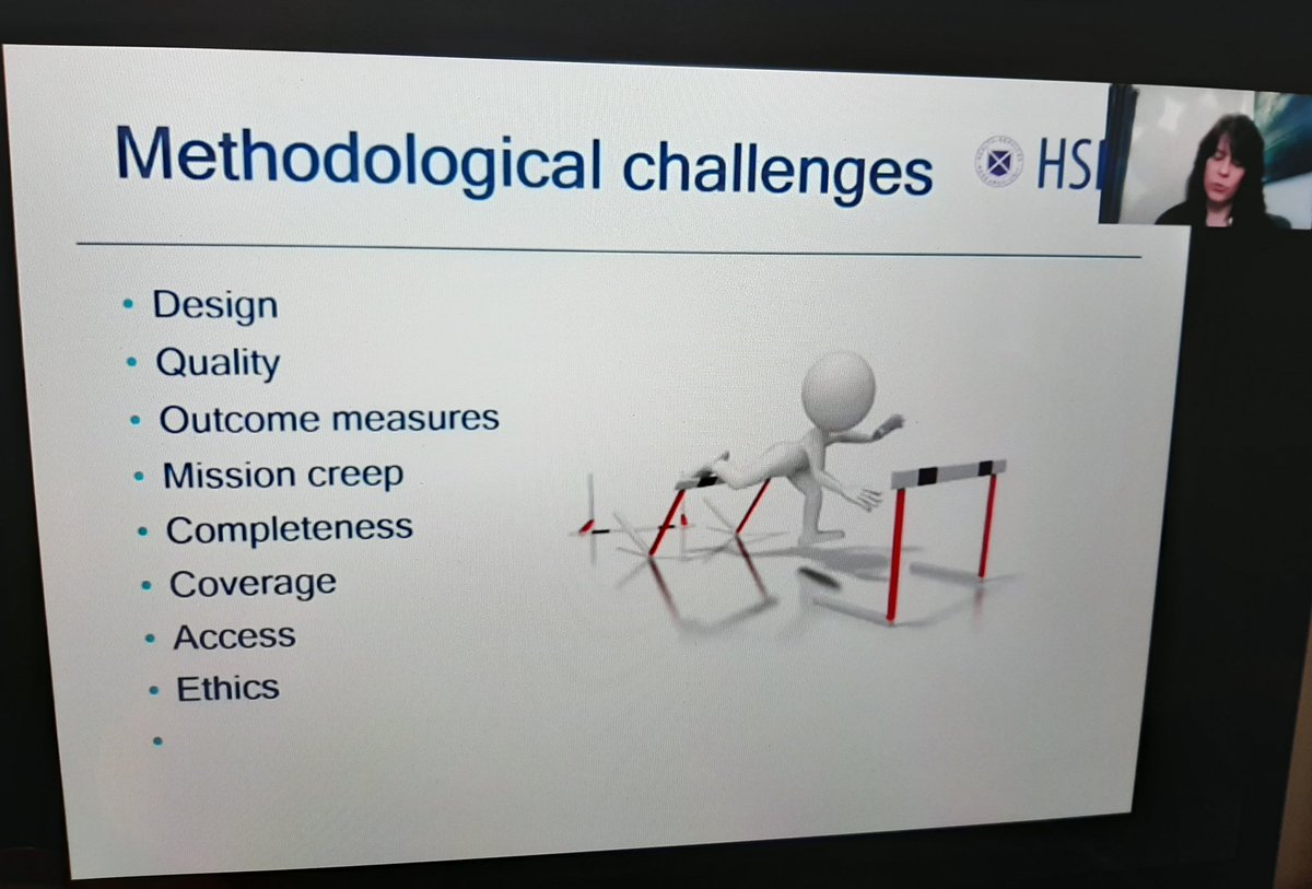 hrbtmrn's tweet photo. Always a pleasure to listen to @MarionKCampbell @hsru_aberdeen give her views on methodological challenges of #RegistryBasedTrials which are significant. #trialmethodology @CRF_CORK https://t.co/by3TnpELik