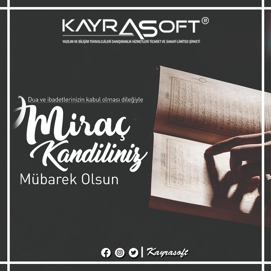 kayrasoft's tweet photo. Miraç Kandiliz Mübarek Olsun! 🕌
#miraçkandilinizmübarekolsun
#turkey #muslim #muslimworld #webtasarım #webdesign #webdeveloper #webdevelopment #website #grafiktasarım #seo #sosyalmedyayönetimi
#graphicdesign #socialmedia #socialmediamanagement #social #samsunwebtasarım https://t.co/764XzhgaDr