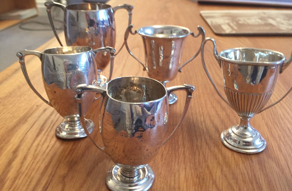 LGSHead's tweet photo. Delighted to receive a parcel today from the son of famous alumnus Air Vice Marshall Johnnie Johnson. He has donated the athletics cups won by his father in the 1930s. The 1931 Half Mile cup was won in 2 mins 20 seconds! https://t.co/pZQqNZ3GlF