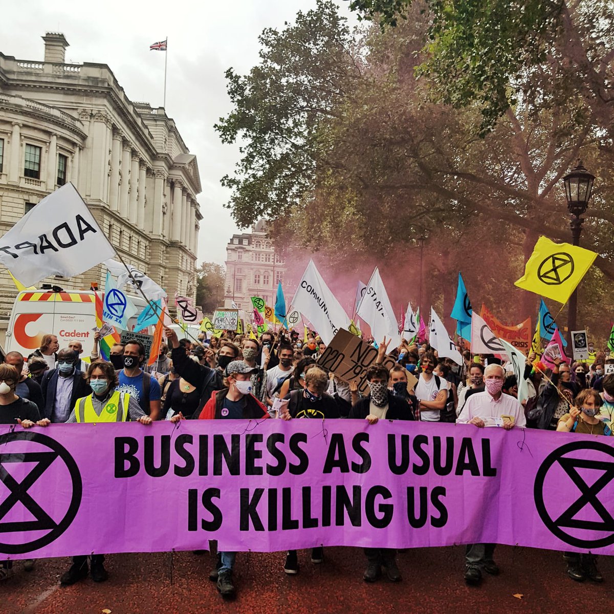 XRLondon's tweet image. Government announces new restrictions to the #RightToProtest in the UK targeting Black Lives Matter @ukblm &amp;amp; Extinction Rebellion @XRebellionUK because of the “huge inconvenience” - how dare you!

People TAKE action because the government ARE NOT  #ChangeisNow #ClimateAction