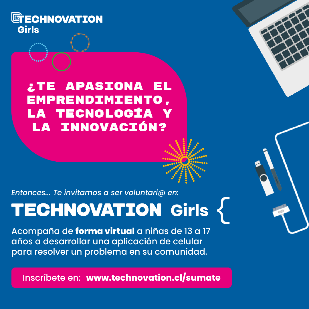 KibernumChile's tweet photo. Te invitamos a ser parte de esta increíble experiencia de la mano de @technovationcl. Acompaña a niñas a aprender y crear una App de celular que resuelva un problema de sus comunidades 
Para más información, ingresa a ➡️ https://t.co/WYqG65hjvh https://t.co/K7IfrHhJcy