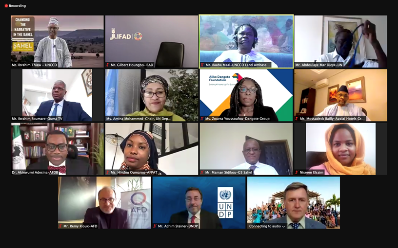 A #ThrivingSahel is what we all want. I have witnessed the challenges but also the thriving spirit of the region—where half of the population are young people thirsty for opportunities. Honored to chair meeting on "Changing the narrative of the #Sahel through actions.