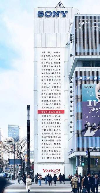 この高さを忘れてはいけない!これが津波の高さだということを‼